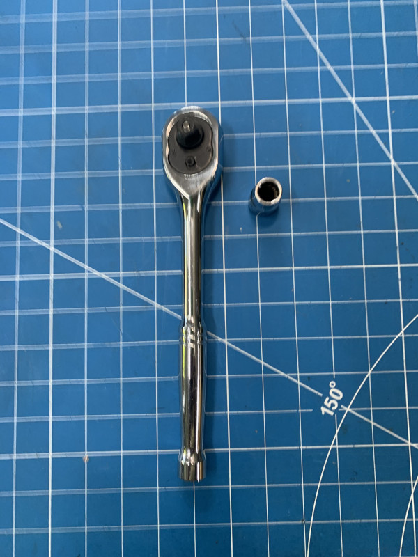 Ratchet and 10mm socket