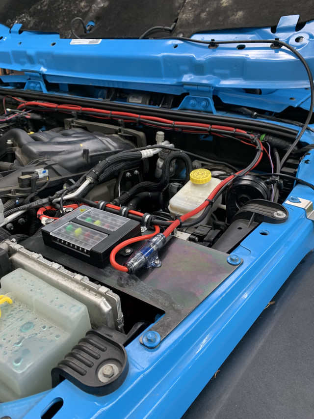 Switch and Acc Plate Installed