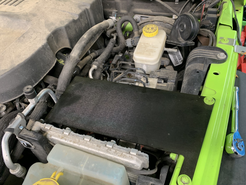 JK Under Hood Accessory Mounting Plate.