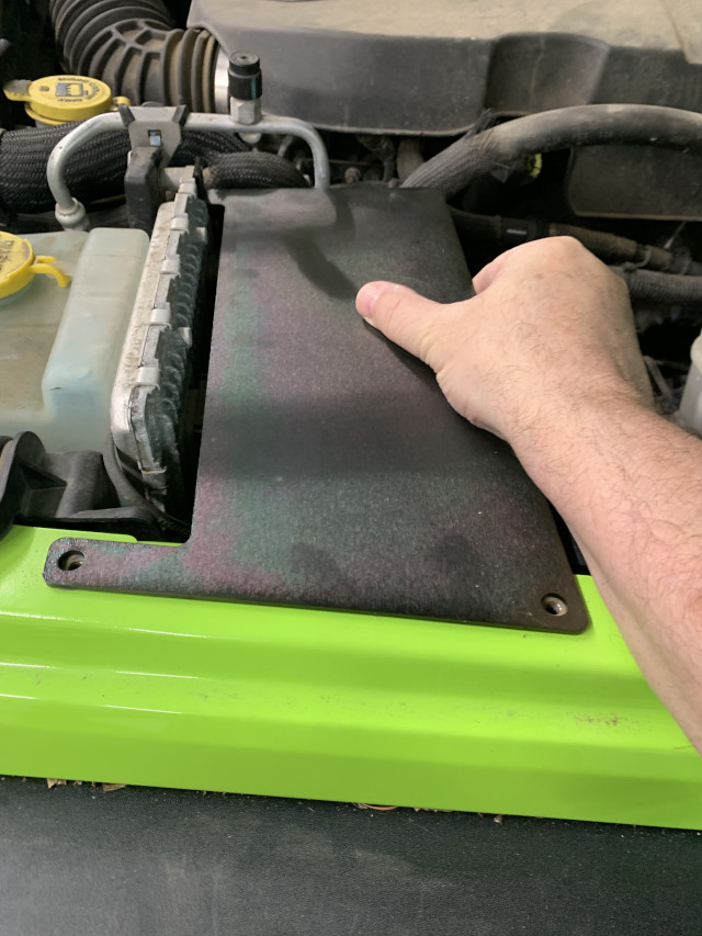 Putting the plate in its place