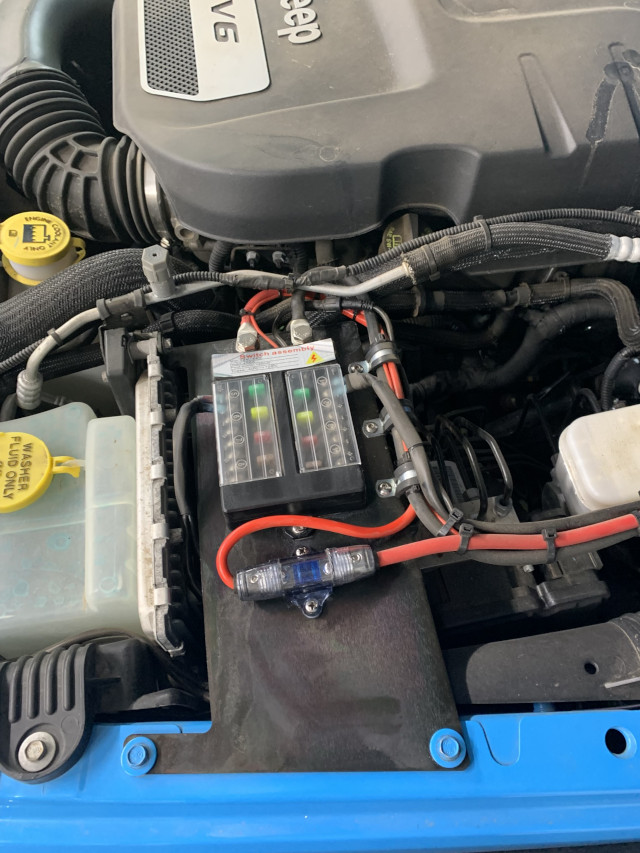 Under Hood Accessory Mounting Plate